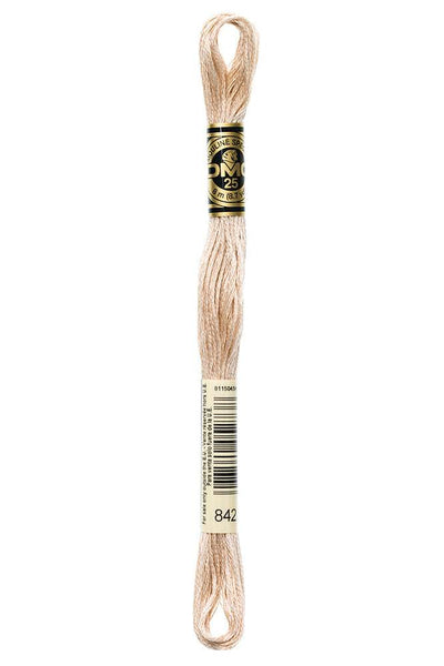 DMC #117 Cotton Floss 842 Very Light Beige Brown