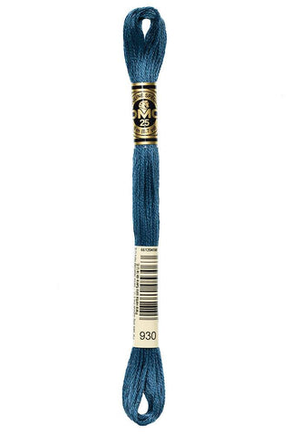 DMC #117 Cotton Floss 930 Dark Antique Blue