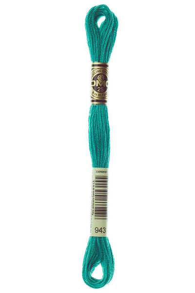 DMC #117 Cotton Floss 943 Medium Aquamarine