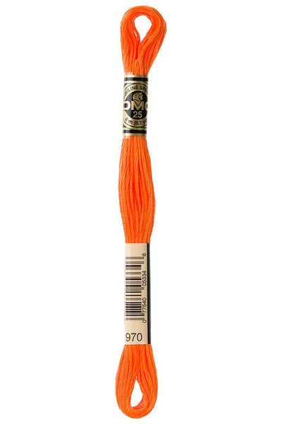 DMC #117 Cotton Floss 970 Light Pumpkin