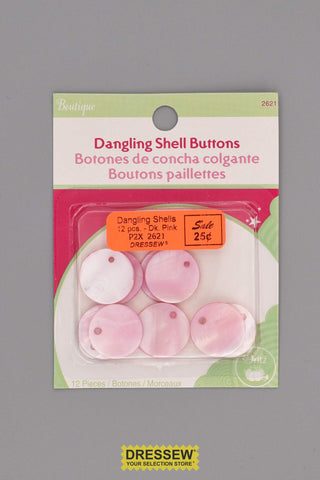 Dangling Shells Dark Pink