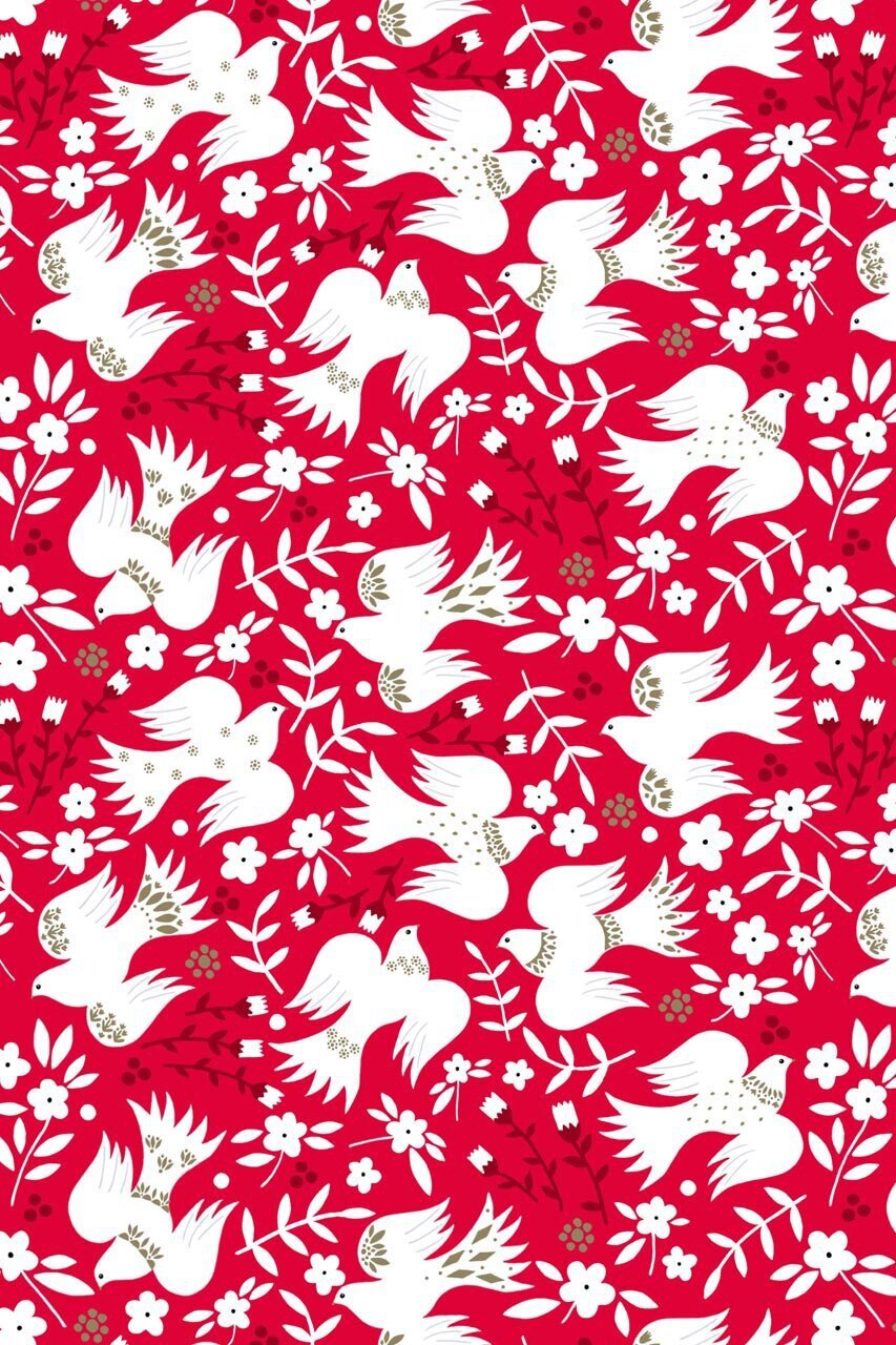 Dashwood Studio Starlit Hollow Doves Red / Metallic