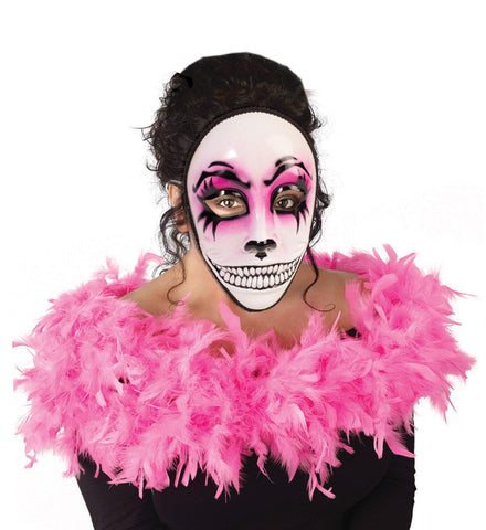 Day of the Dead Mask Pink Skull