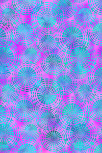 Dazzle Circles Pink / Aqua