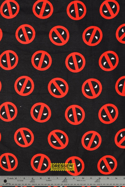 Deadpool Flannelette Black / Red