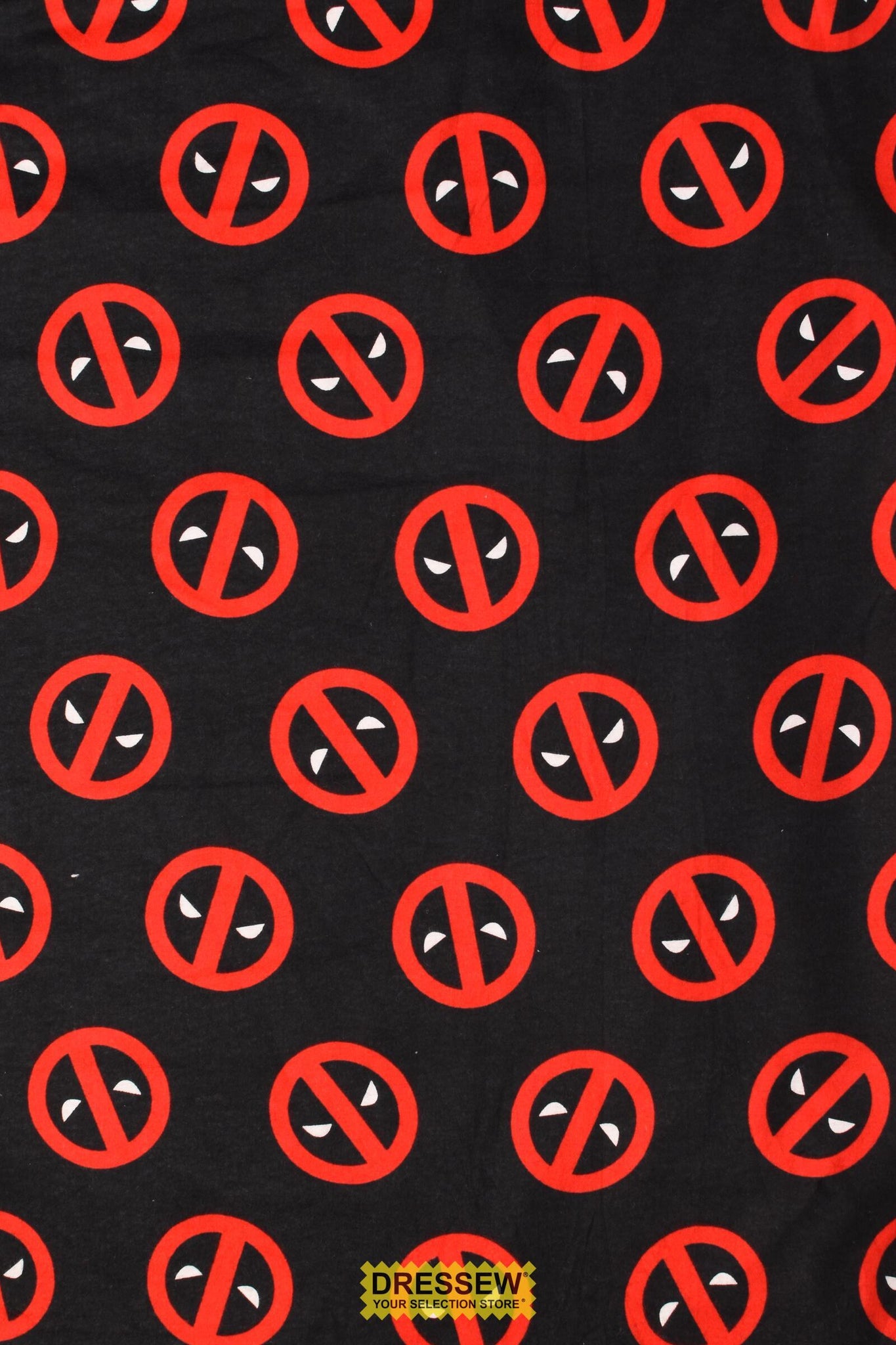 Deadpool Flannelette Black / Red