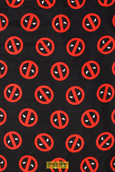 Deadpool Flannelette Black / Red