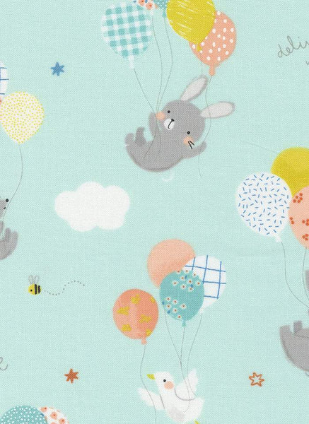 Delivered With Love Special Delivery By Paper & Cloth For Moda Light Aqua