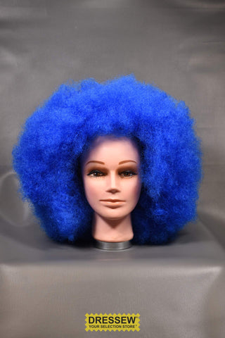 Deluxe Afro Wig Dark Blue