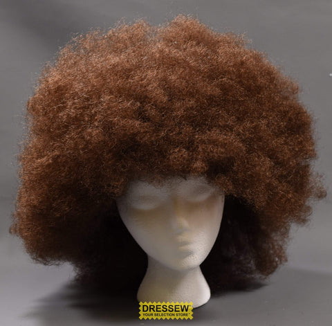 Deluxe Afro Wig Medium Brown