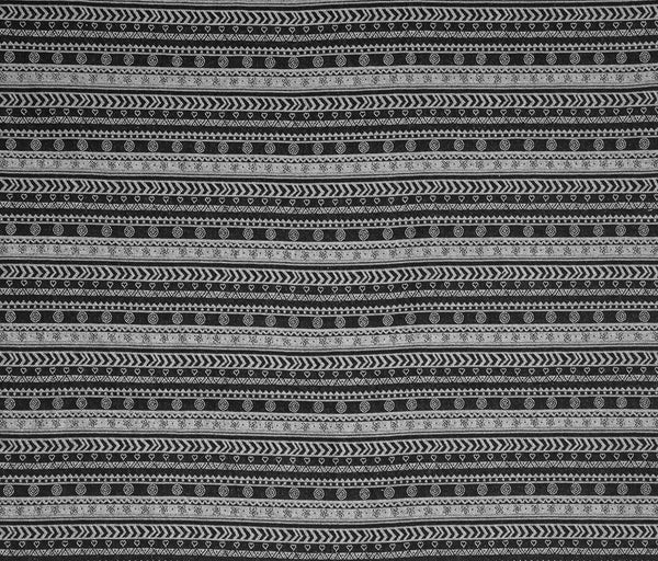 Denim Jacquard Black / Light Grey