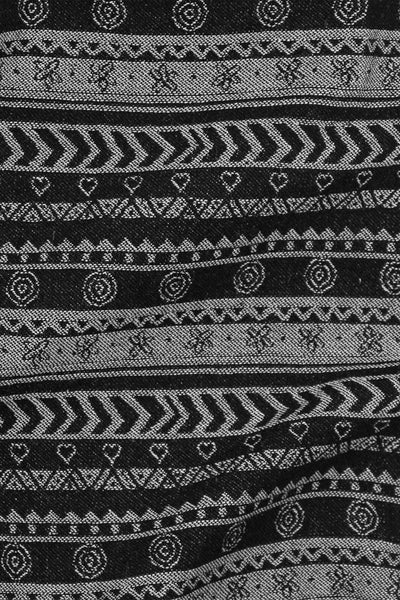 Denim Jacquard Black / Light Grey