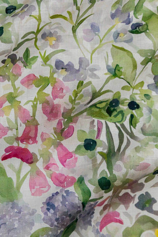 Digital Blossom Linen Off White / Multi