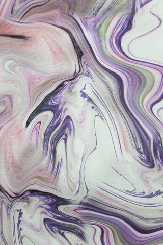 Digital Marble Satin Lilac / Multi