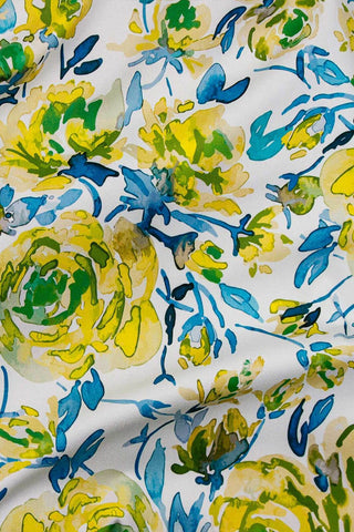 Digital Rose Sateen Lime