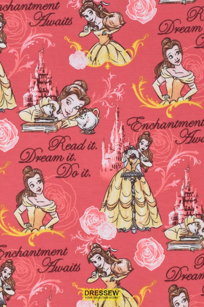 Disney Lycra Knit Belle Enchantment