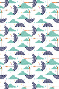 Disney Mary Poppins Umbrellas White / Multi