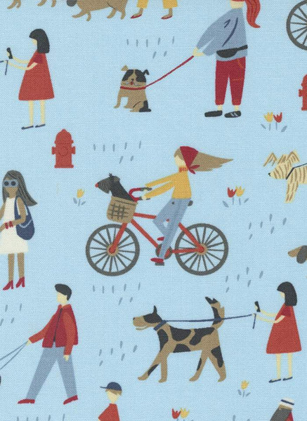 Dog Daze Daily Walk By Stacy Iest Hsu For Moda Sky