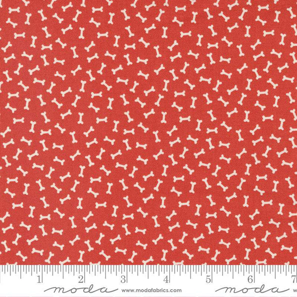 Dog Daze Fetch By Stacy Iest Hsu For Moda Red