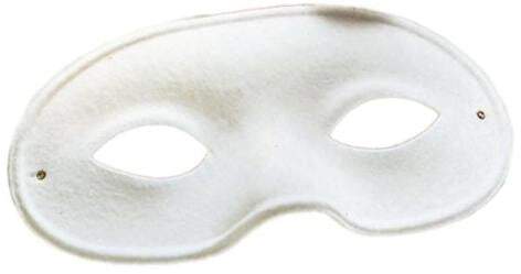 Domino Eye Mask White