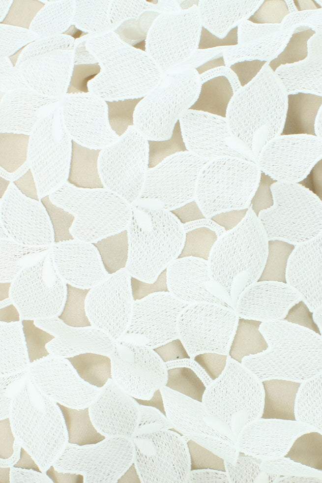 Doris Guipure Lace Diamond White