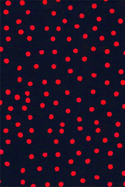 Dots Batik Black / Red