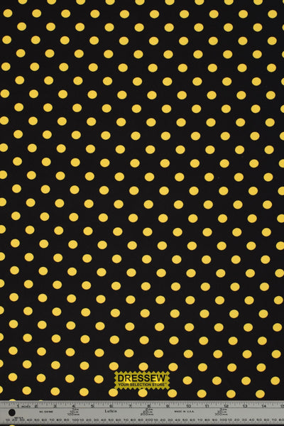 Dots Lycra Black / Yellow