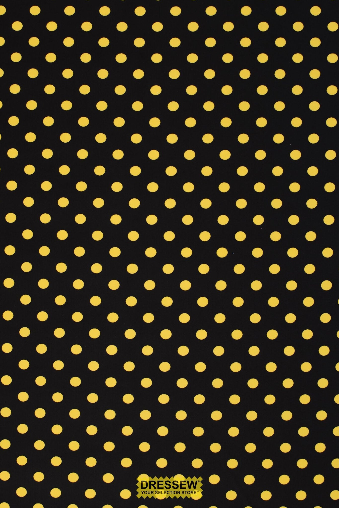 Dots Lycra Black / Yellow