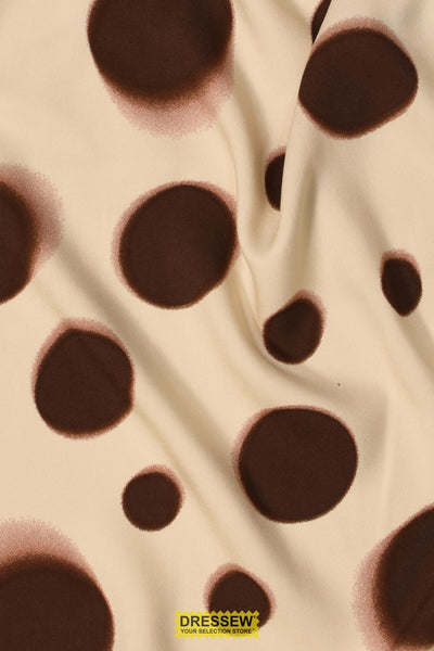 Dots Taylor Twill Almond / Cocoa