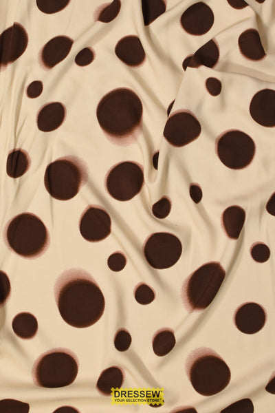 Dots Taylor Twill Almond / Cocoa