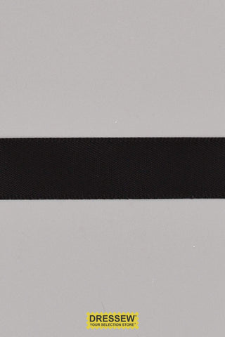 Double Face Satin Ribbon 16mm (5/8") Black