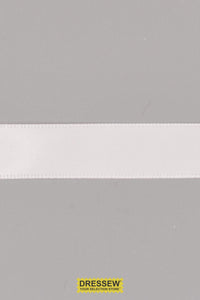 Double Face Satin Ribbon 16mm (5/8") White