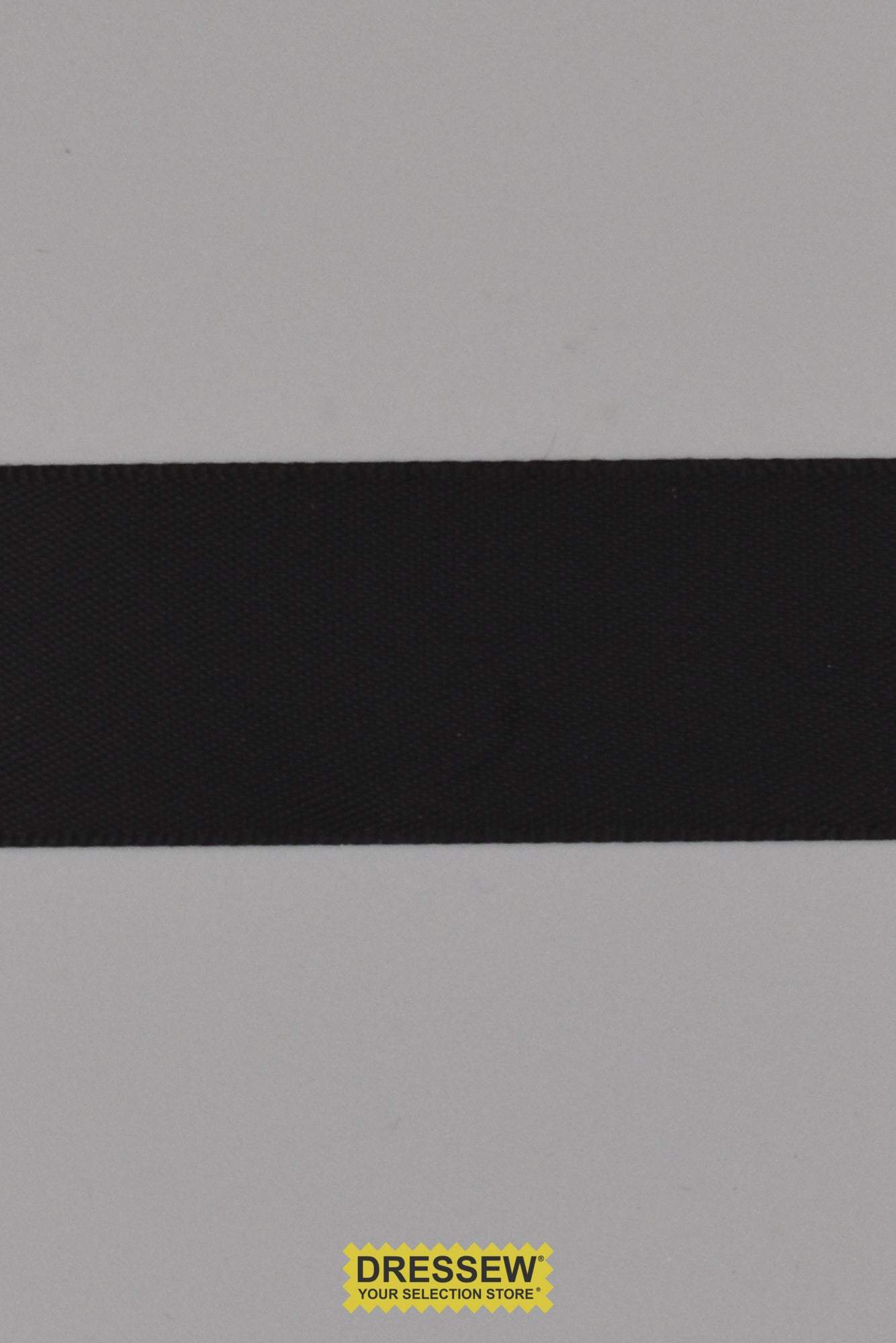 Double Face Satin Ribbon 22mm (7/8") Black