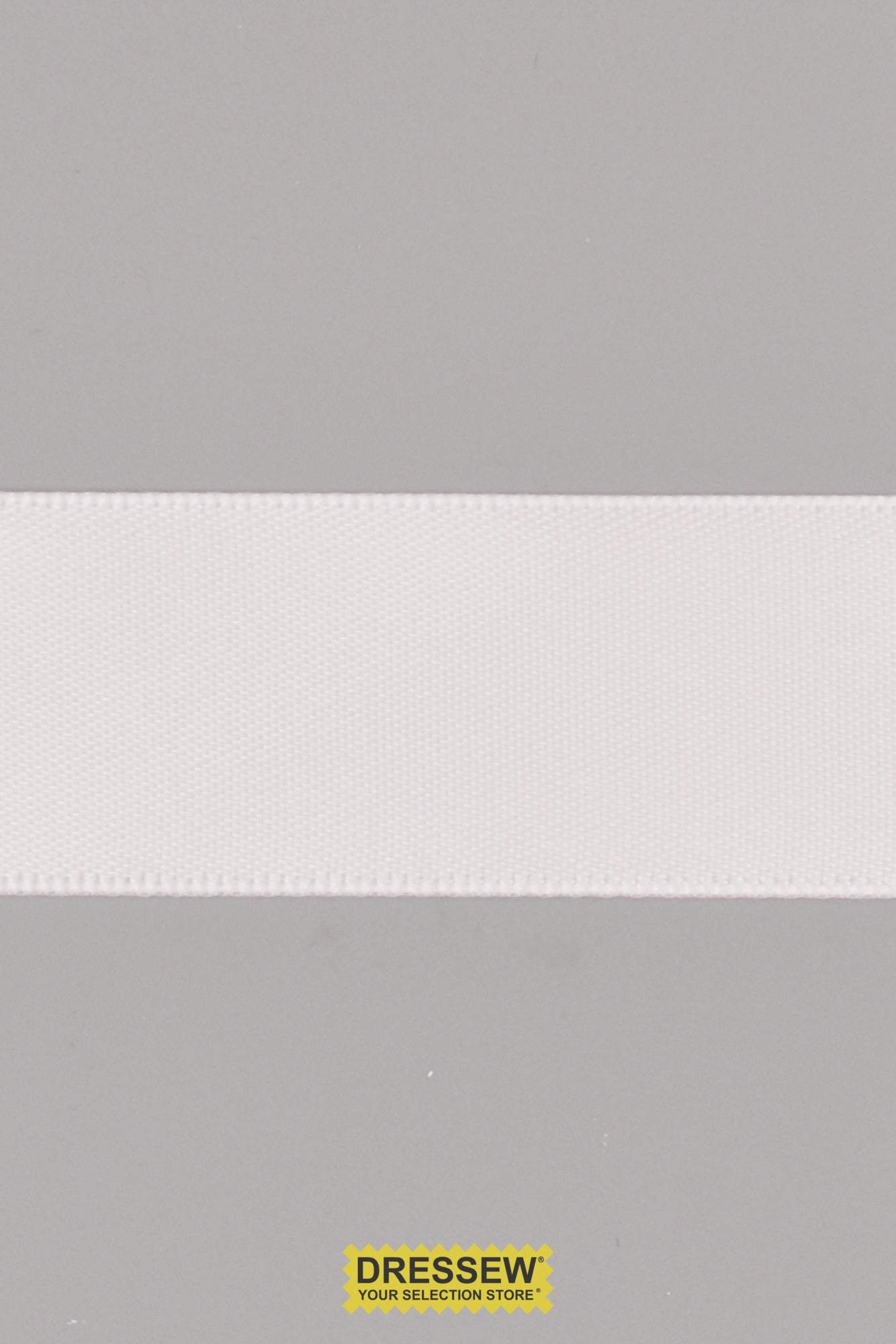Double Face Satin Ribbon 22mm (7/8") White