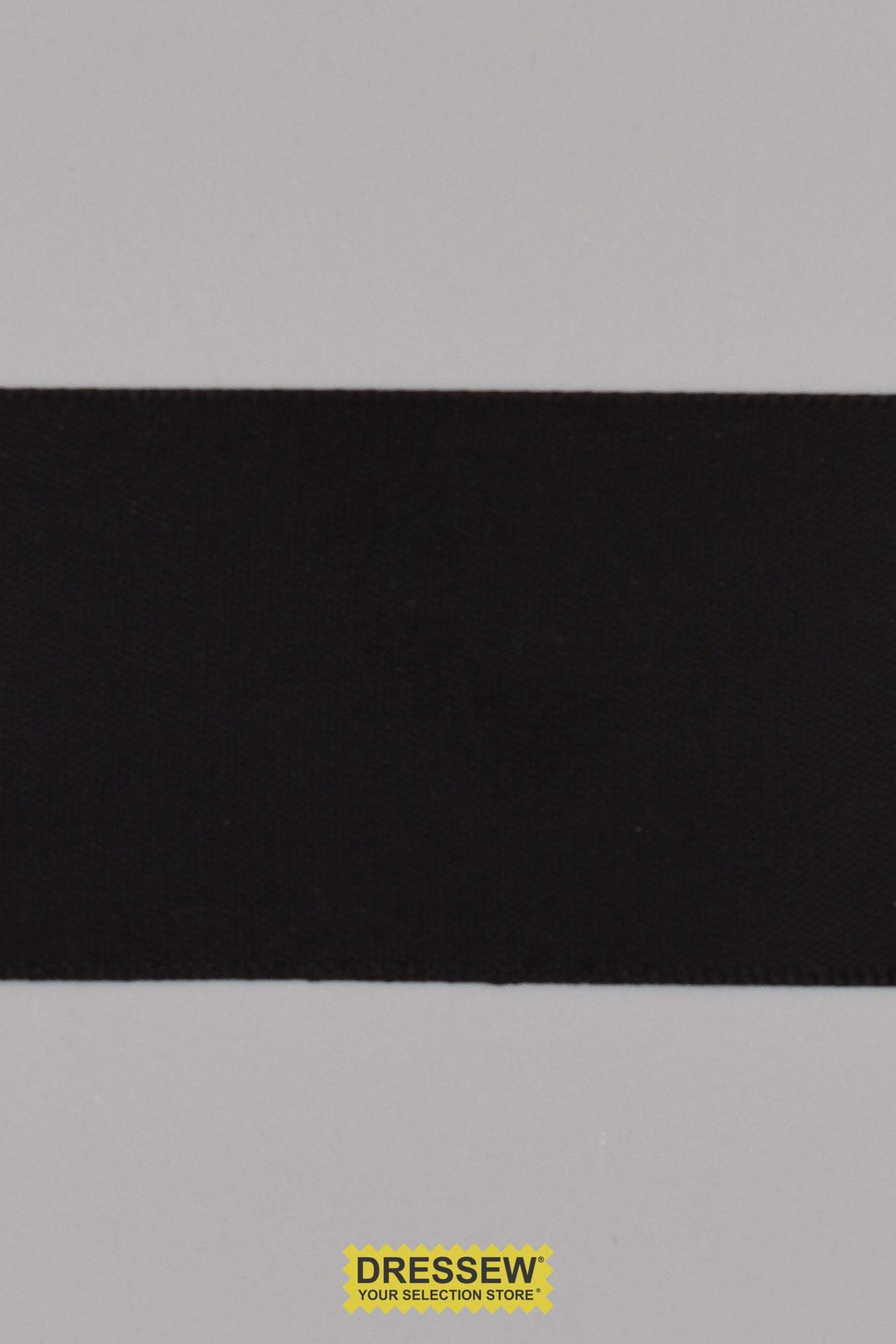 Double Face Satin Ribbon 38mm (1-1/2") Black