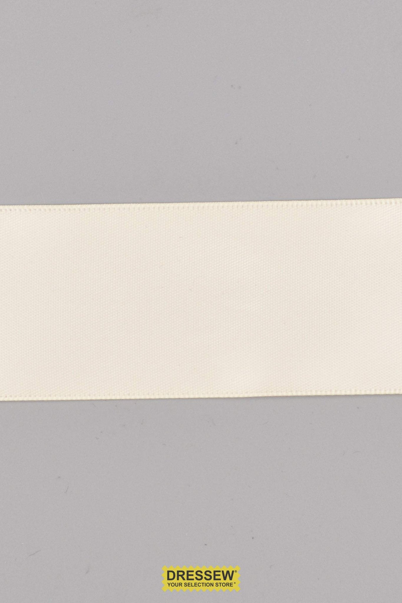 Double Face Satin Ribbon 38mm (1-1/2") Ivory