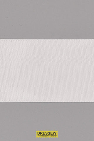 Double Face Satin Ribbon 38mm (1-1/2") White