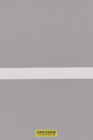 Double Face Satin Ribbon 6mm (1/4") White