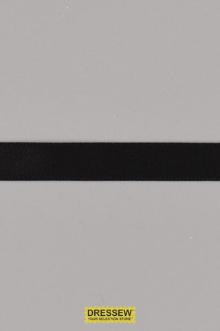 Double Face Satin Ribbon 9mm (3/8") Black