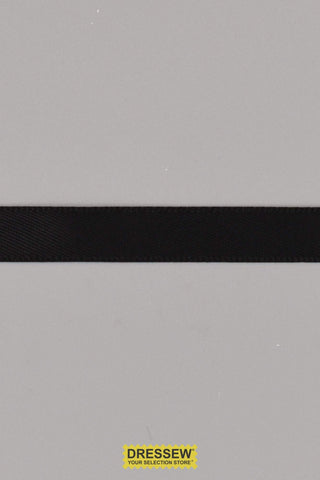 Double Face Satin Ribbon 9mm (3/8") Black