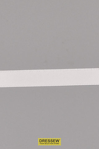 Double Face Satin Ribbon 9mm (3/8") White