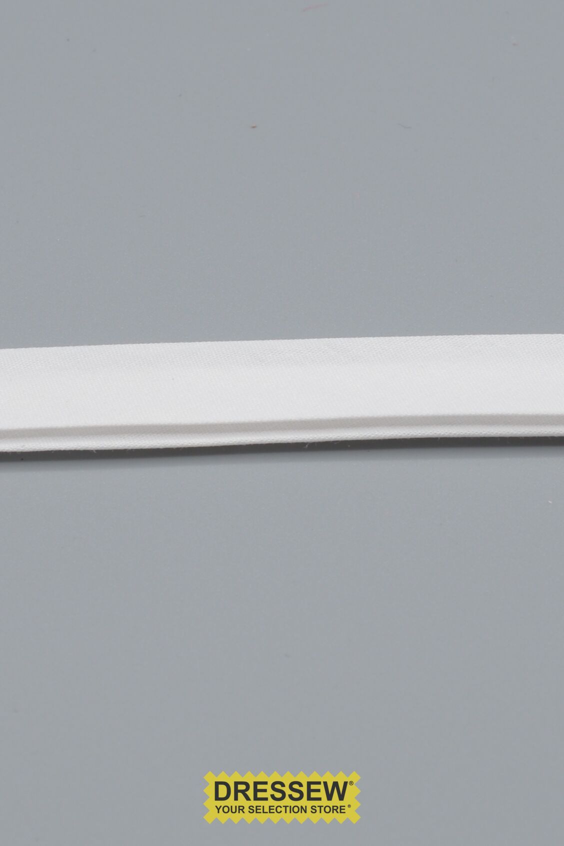 Double Fold Bias Tape 19mm (3/4") White