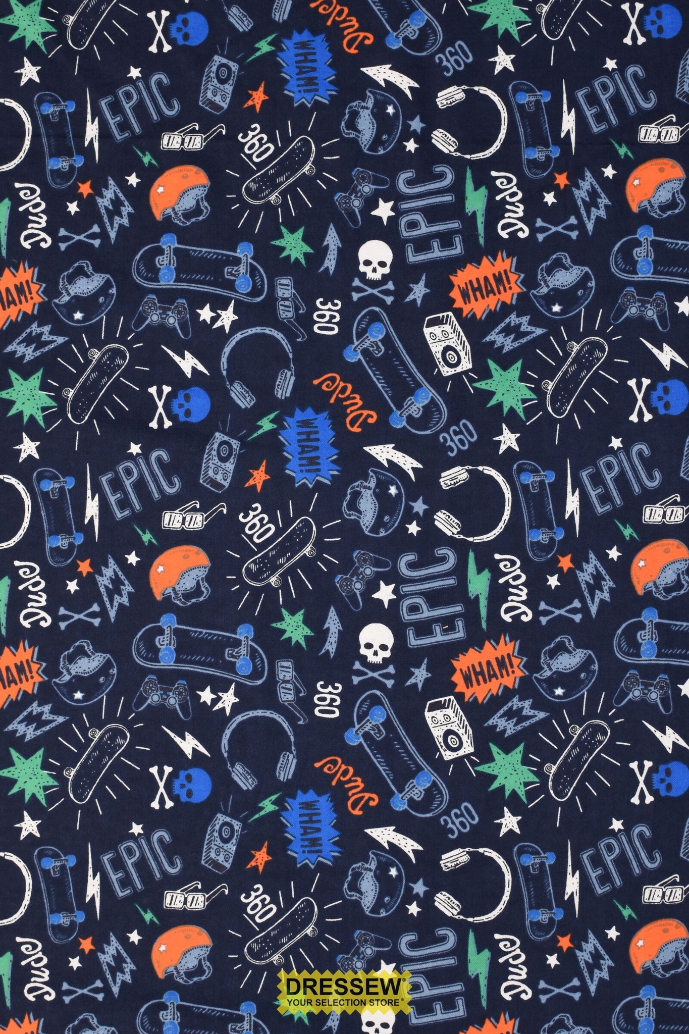 Dude Flannelette Navy / Multi
