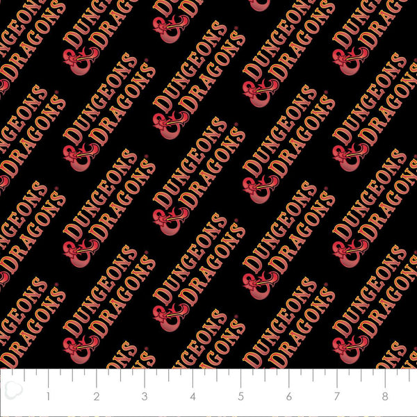 Dungeons & Dragons Classic Logo Black / Red