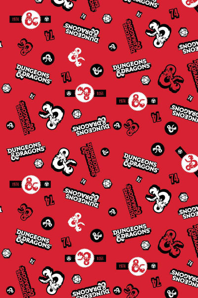 Dungeons & Dragons II Adventuring Since 1974 Red