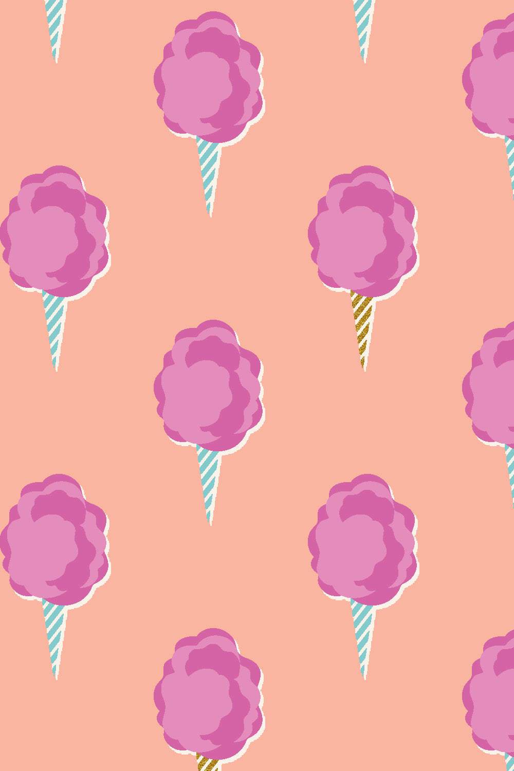 East Coast Sugar Rush By Megan Kampa For Cotton + Steel Razzle Dazzle / Metallic