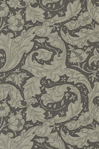 Ebony Suite - Best Of Morris By Barbara Brackman For Moda Bachelor's Button Charcoal