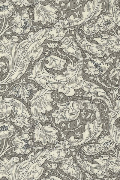 Ebony Suite - Best Of Morris By Barbara Brackman For Moda Bachelor's Button Dove / Porcelain