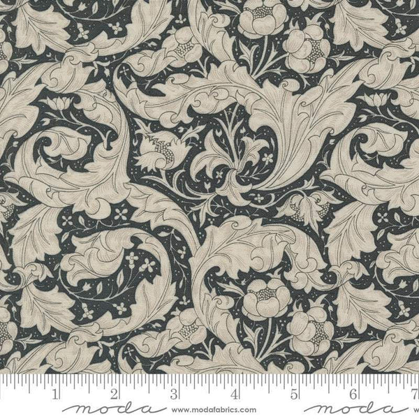 Ebony Suite - Best Of Morris By Barbara Brackman For Moda Bachelor's Button Ebony / Porcelain