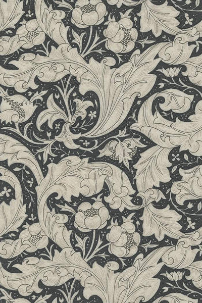Ebony Suite - Best Of Morris By Barbara Brackman For Moda Bachelor's Button Ebony / Porcelain